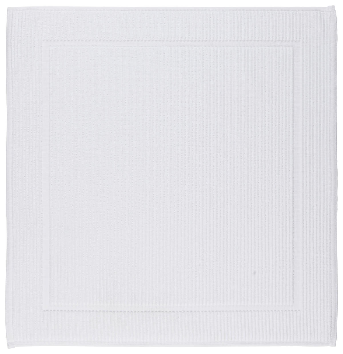 BADEMATTE Weiss 50/60 cm  - Weiss, Basics, Textil (50/60cm) - Bio:Vio