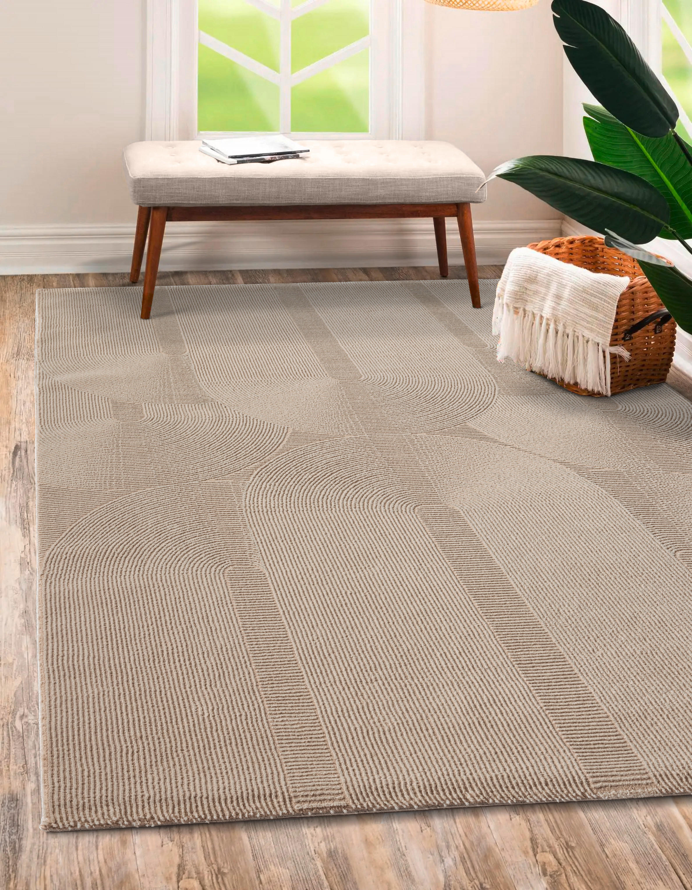 WEBTEPPICH 200/290 cm Sign Beige  - Beige, KONVENTIONELL, Textil (200/290cm)