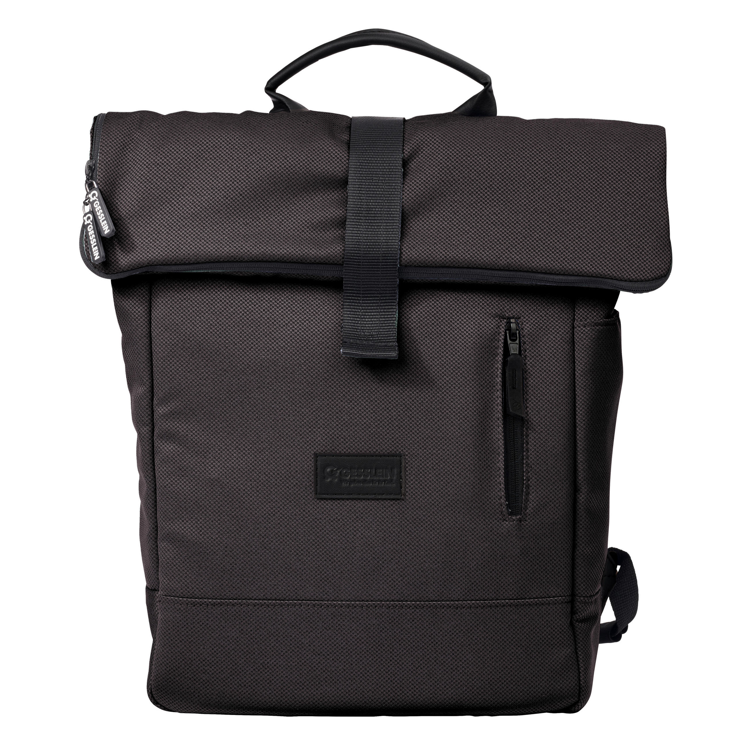 WICKELRUCKSACK N° 6 Schokobraun/Schwarz  - Dunkelbraun/Schwarz, Basics, Textil (31/45/12cm) - Gesslein