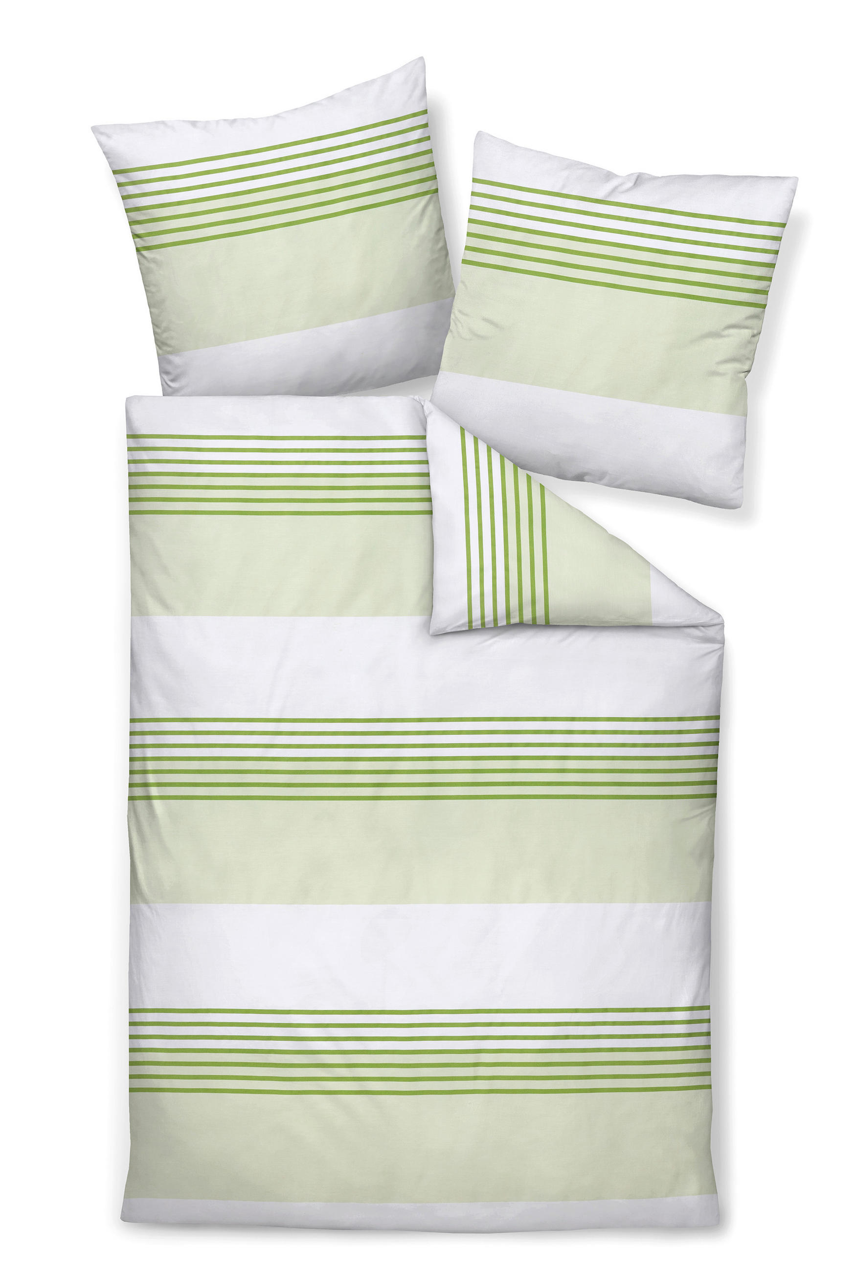 Janine POSTEĽNÁ BIELIZEŇ, makosatén, zelená, svetlozelená, šalviovozelená, 140/200 cm