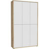 SCHUHSCHRANK Hellgrau, Eiche Artisan  - Hellgrau/Eiche Artisan, MODERN, Holzwerkstoff/Kunststoff (109,2/191,9/34,9cm) - Xora