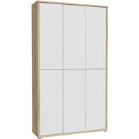 SCHUHSCHRANK Eiche Artisan, Hellgrau  - Hellgrau/Eiche Artisan, MODERN, Holzwerkstoff/Kunststoff (109,2/191,9/34,9cm) - Xora