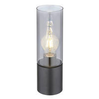 STOLNÍ LAMPA, E27, 9/30 cm  - černá, Basics, kov/sklo (9/30cm) - Globo