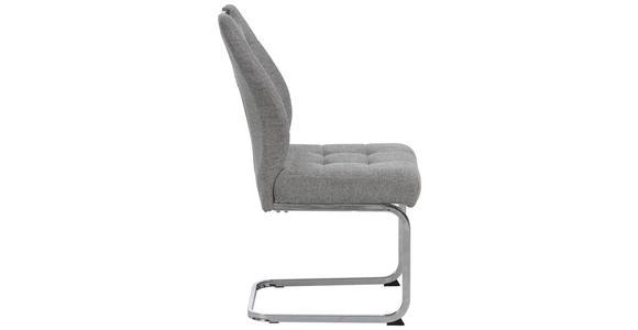 SCHWINGSTUHL in Eisen Cord - Chromfarben/Braun, Design, Textil/Metall (46/96/61.5cm) - Carryhome
