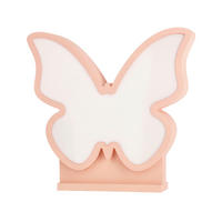 DJEČJA STOLNA SVJETILJKA Butterfly  - pink, Basics, drvni materijal/plastika (28.5/5/26.5cm)