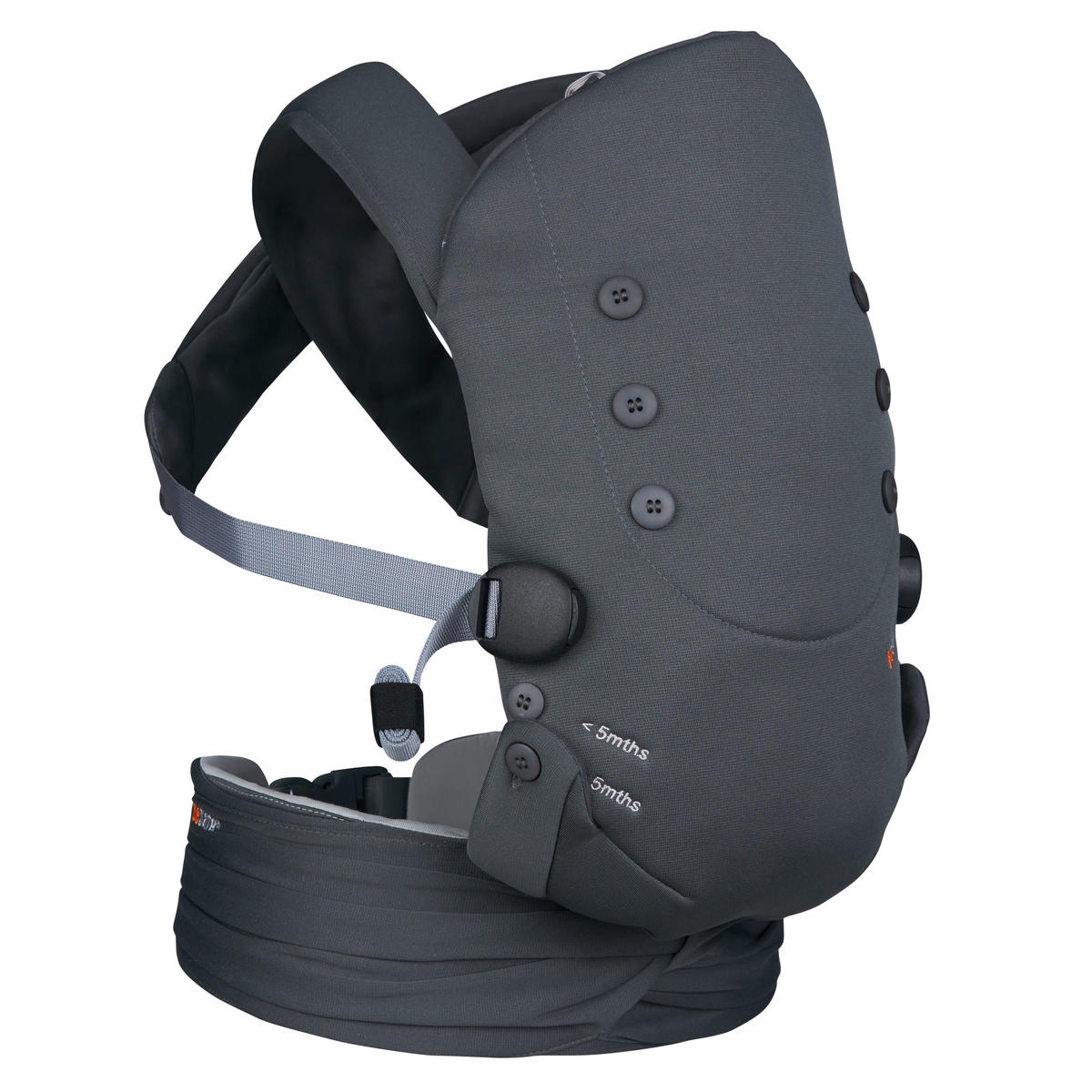 KENGUR NOSILJKA  NEWBORN HAVEN  - antracit, Osnovno, tekstil (0,8kg) - Besafe