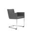 BESUCHERSTUHL Flachgewebe Anthrazit - Chromfarben/Anthrazit, Design, Textil/Metall (58/83,2/58,5cm) BESUCHERSTUHL Flachgewebe Anthrazit - Chromfarben/Anthrazit, Design, Textil/Metall (58/83,2/58,5cm)