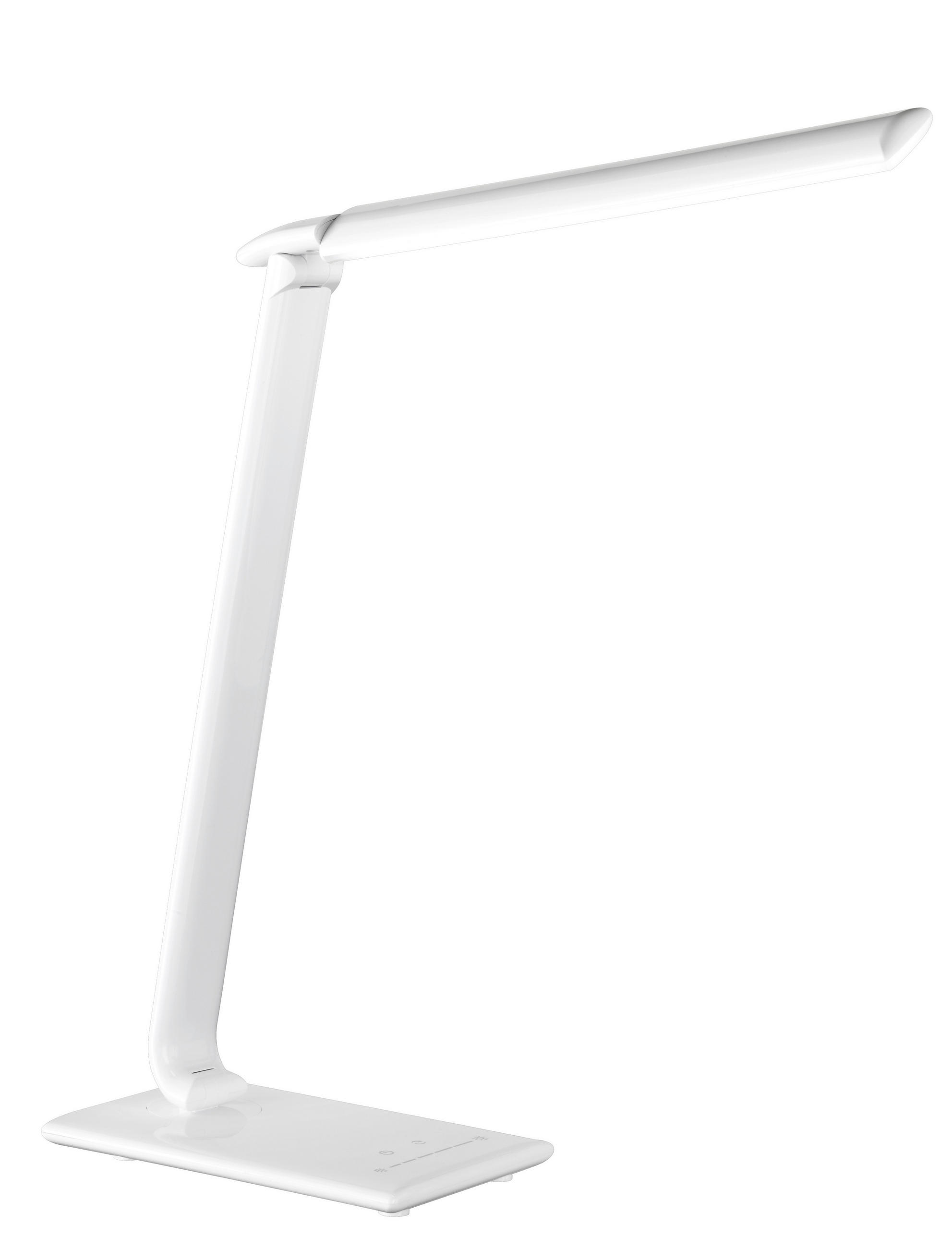 LED-TISCHLEUCHTE 12,5/56/35 cm   - Weiß, Design, Kunststoff (12,5/56/35cm)