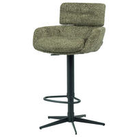 BARPALL i grön, svart  - grön/svart, Design, metall/textil (54/99-116.5/52cm) - Dieter Knoll