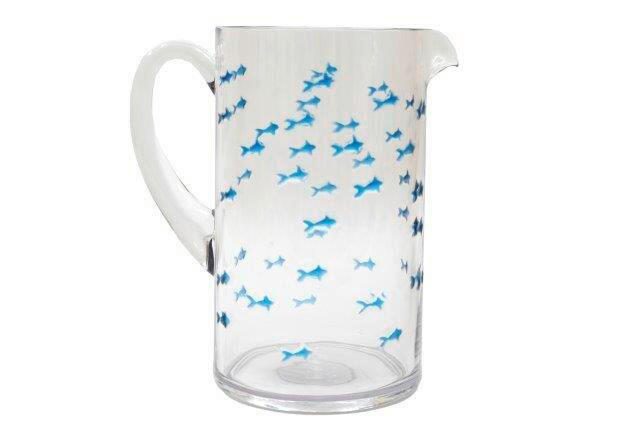 KORSÓ  - világoskék/áttetsző, Basics, műanyag (19.8/22/19.8cm)