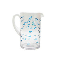 KORSÓ  - világoskék/áttetsző, Basics, műanyag (19.8/22/19.8cm)