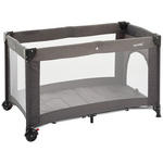 REISEBETT  120/60/74 cm  - Dunkelgrau, Basics, Kunststoff/Textil (120/60/74cm) - My Baby Lou