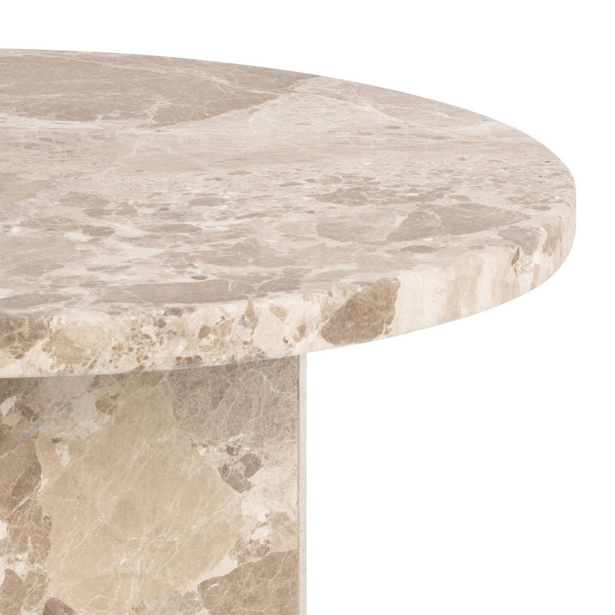 BEISTELLTISCH in Stein 50/50/50 cm  - Beige/Braun, Design, Stein (50/50/50cm) - MID.YOU