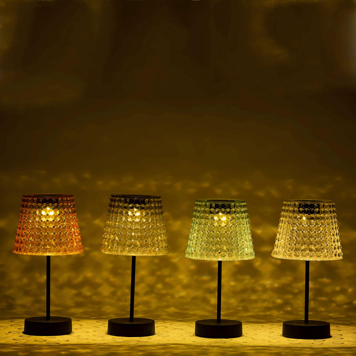 SOLARLEUCHTE Sunce 12,5/24 cm   - Transparent/Schwarz, Trend, Kunststoff (12,5/24cm) - Ambia Garden