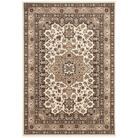 FLACHWEBETEPPICH Wohnzimmer 200/290 cm Mirkan Multicolor, Beige rechteckig  - Beige/Multicolor, Basics, Kunststoff/Textil (200/290cm) - Hanse Home