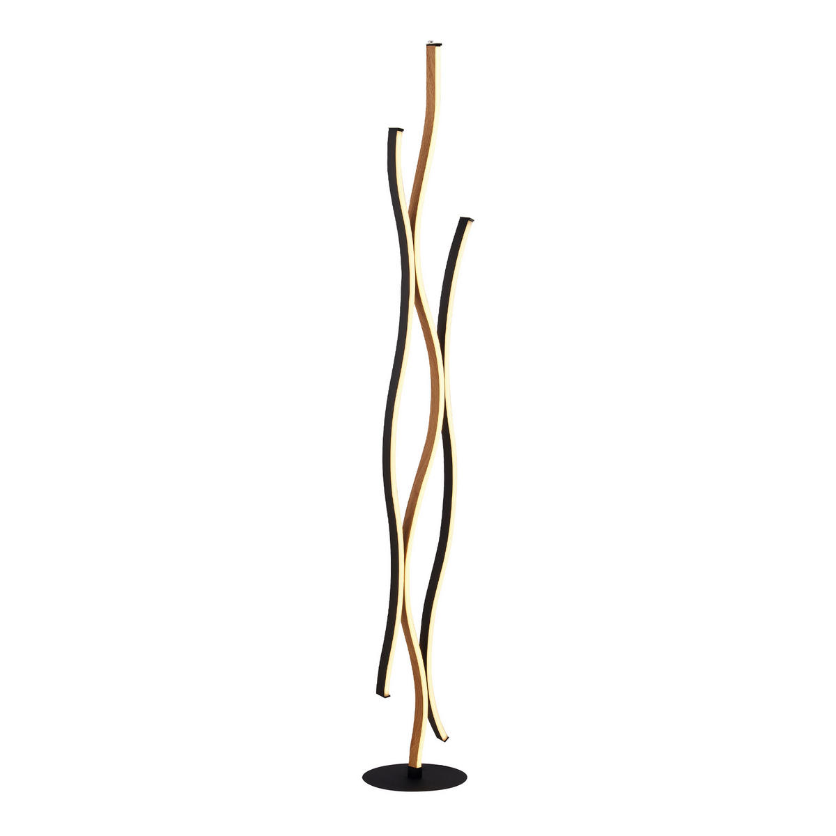 LED-STEHLEUCHTE 20/138.5 cm    - Schwarz, Design, Kunststoff/Metall (20/138.5cm)