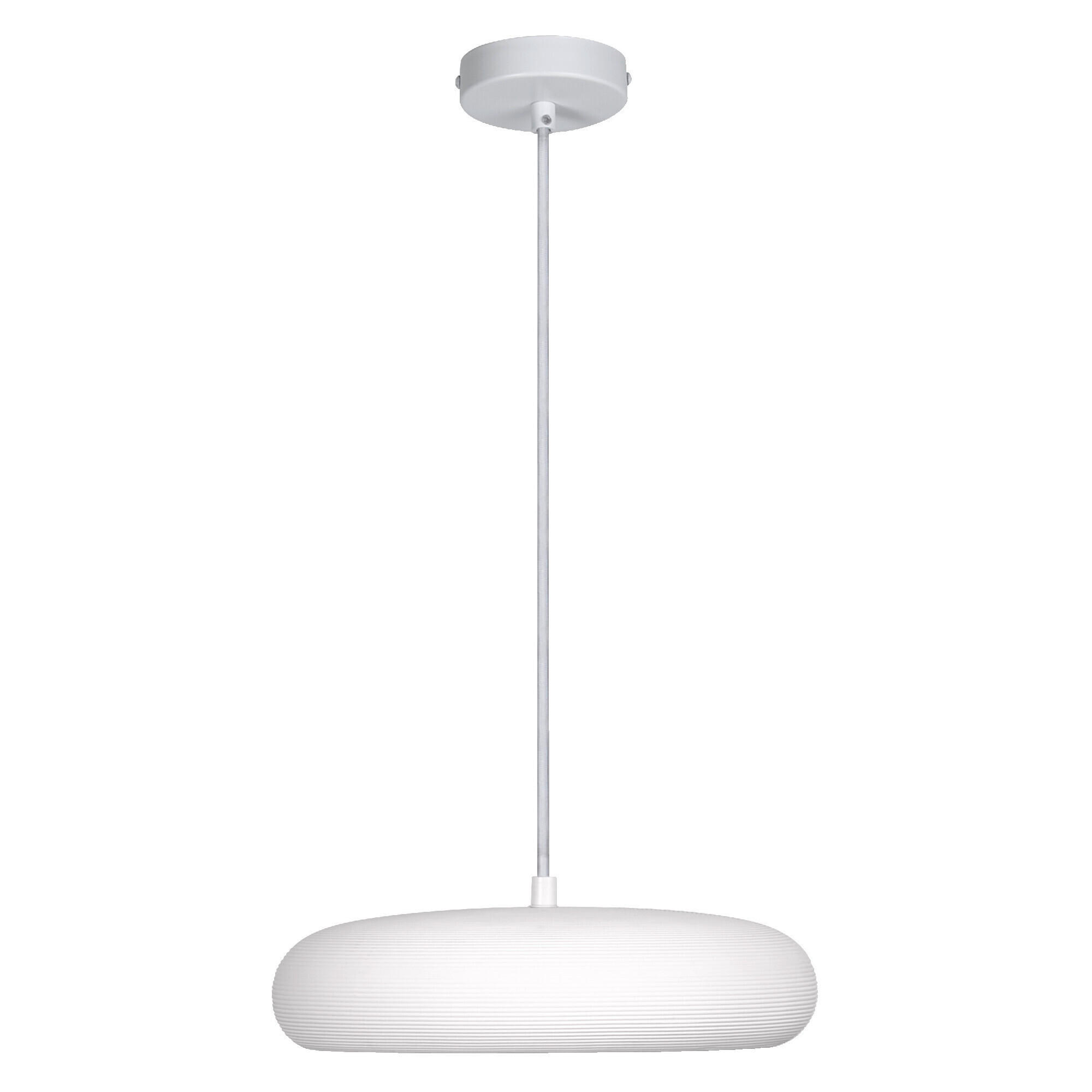 PENDELLEUCHTE 29,8/113 cm   - Weiß, Design, Stein/Metall (29,8/113cm) - Ledvance