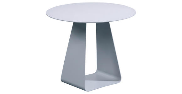 BEISTELLTISCH rund Grau  - Grau, Design, Metall (45/45/38cm) - Xora