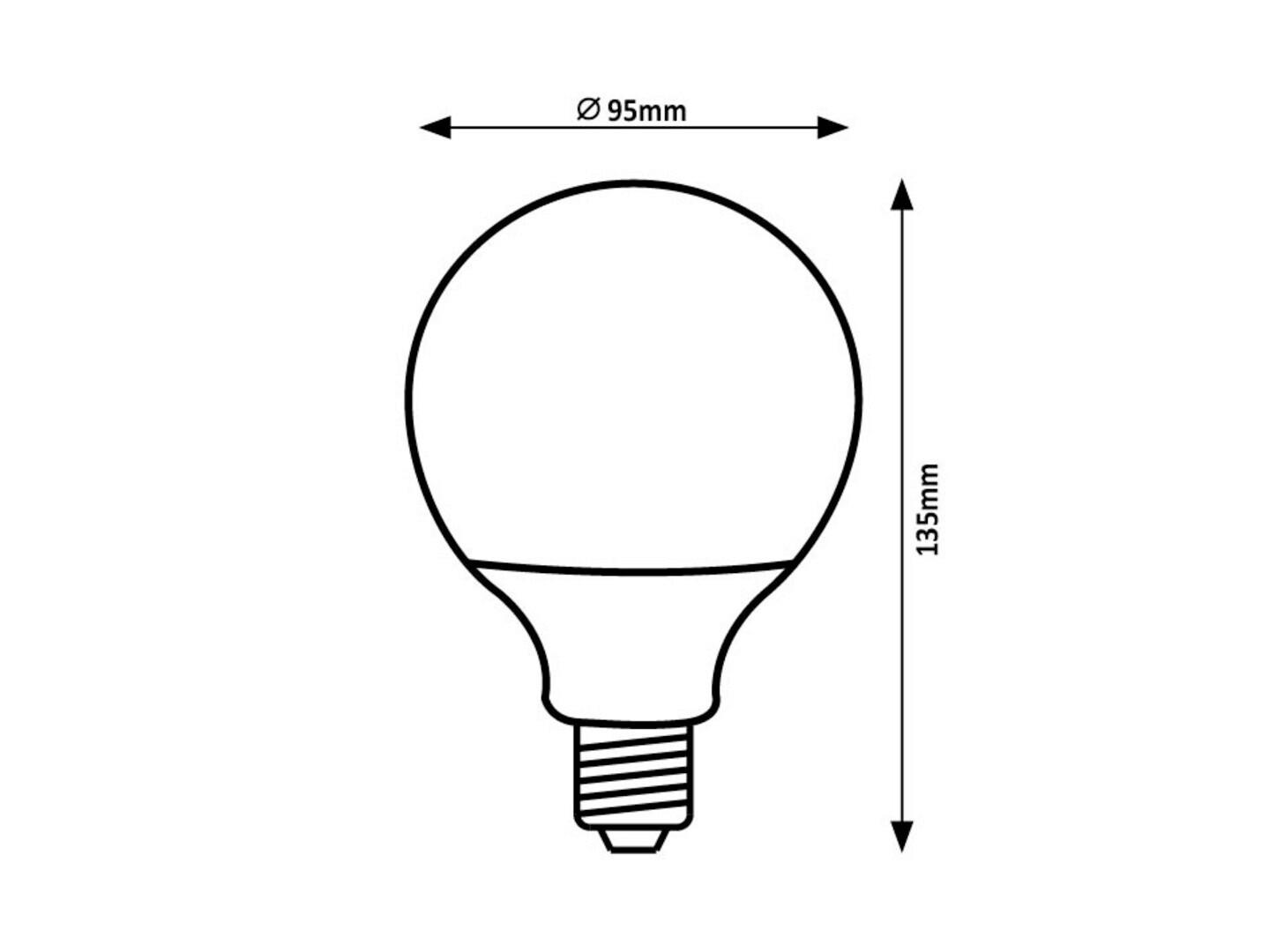LED-SIJALKA   //// - bela, Basics, umetna masa (9.5/13.5cm)