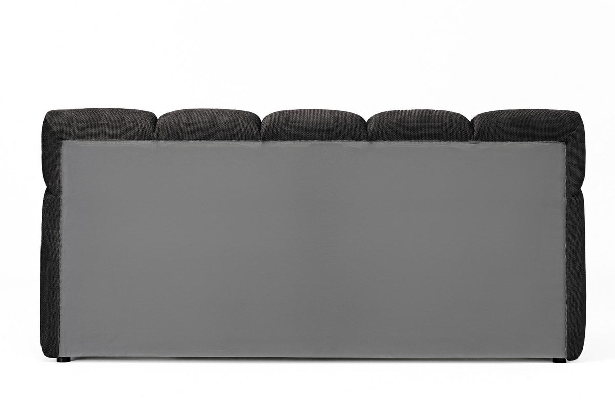 POLSTERBETT inkl. Bettkasten 180/200 cm  in Schwarz  - Schwarz, Design, Holz/Kunststoff (180/200cm) - Esposa