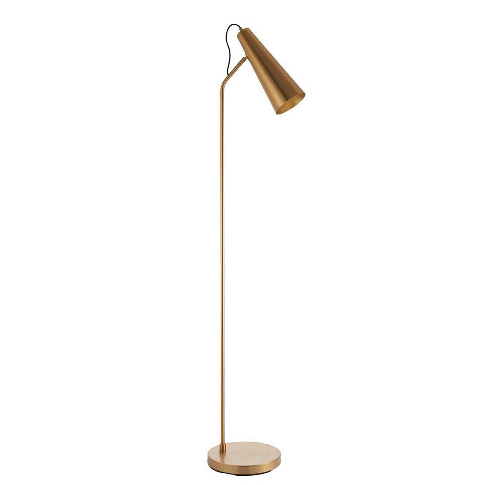 STEHLEUCHTE 28/25,5/163 cm    - Messingfarben, KONVENTIONELL, Metall (28/25,5/163cm) - ENDON