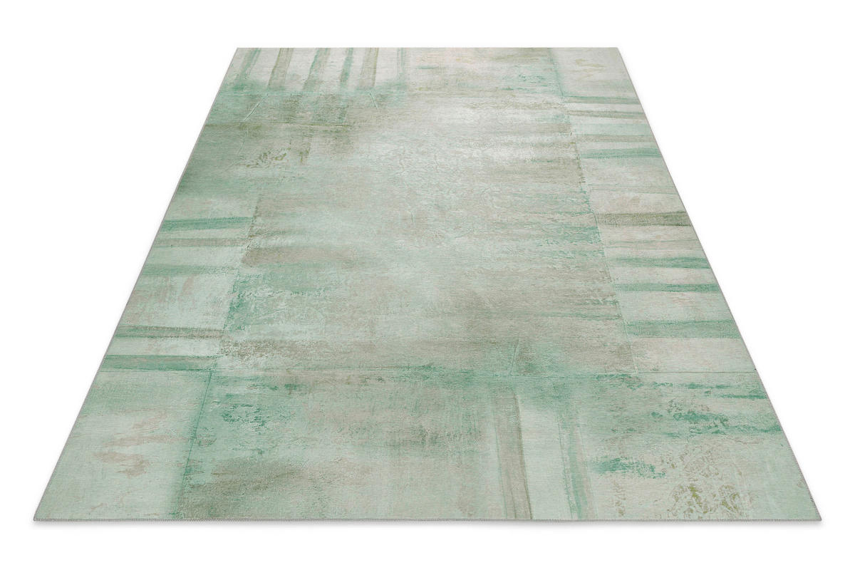 FLACHWEBETEPPICH  Wohnzimmer 240/340 cm Maui Mintgrün, Salbeigrün rechteckig  - Salbeigrün/Mintgrün, KONVENTIONELL, Textil (240/340cm) - Esprit
