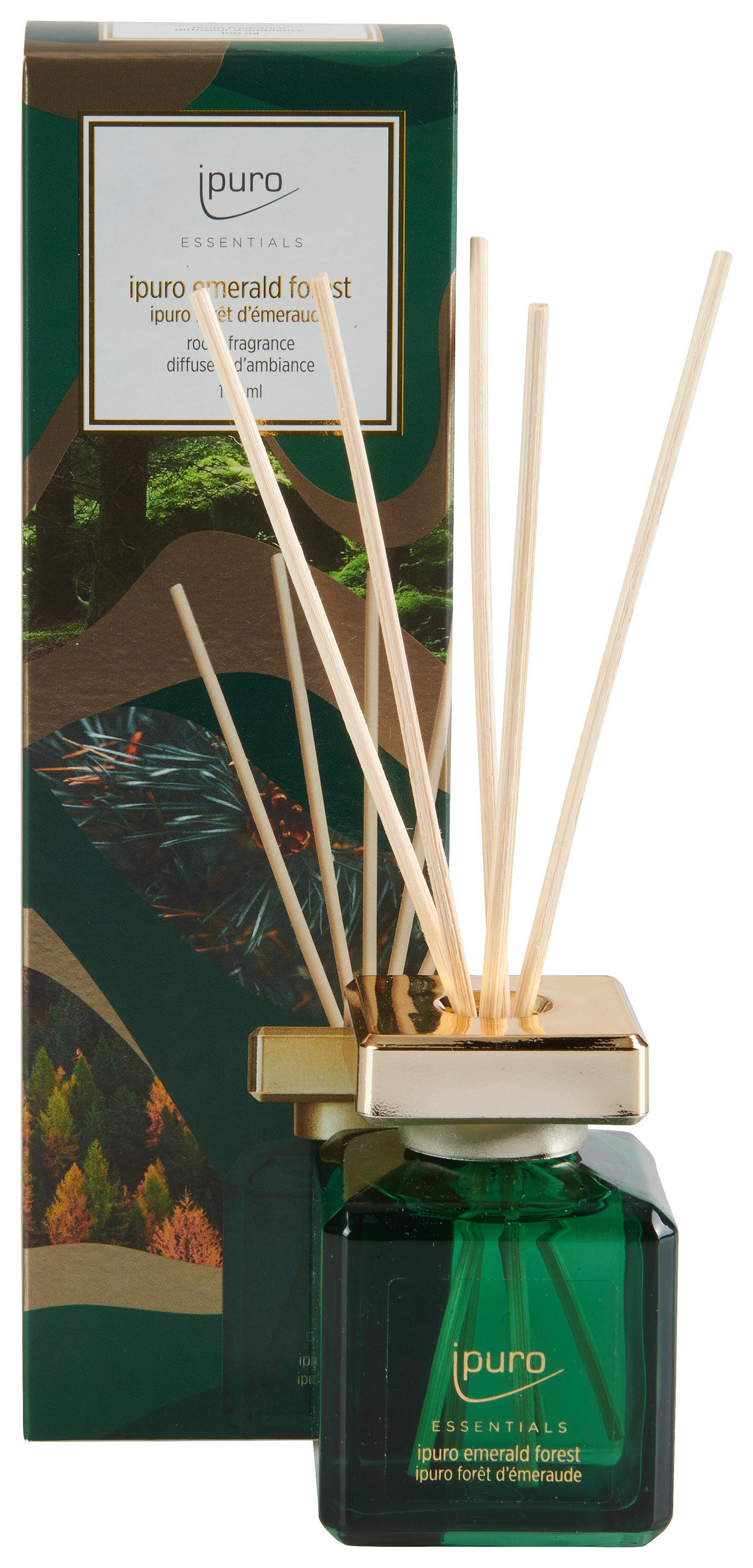 DIFFUSER 100 ml   - Goldfarben/Grün, Basics (100ml) - Ipuro