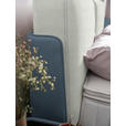 BOXSPRINGBETT 180/200 cm  in Blau, Hellgrau  - Blau/Hellgrau, Design, Textil/Metall (180/200cm) - Johann Jakob