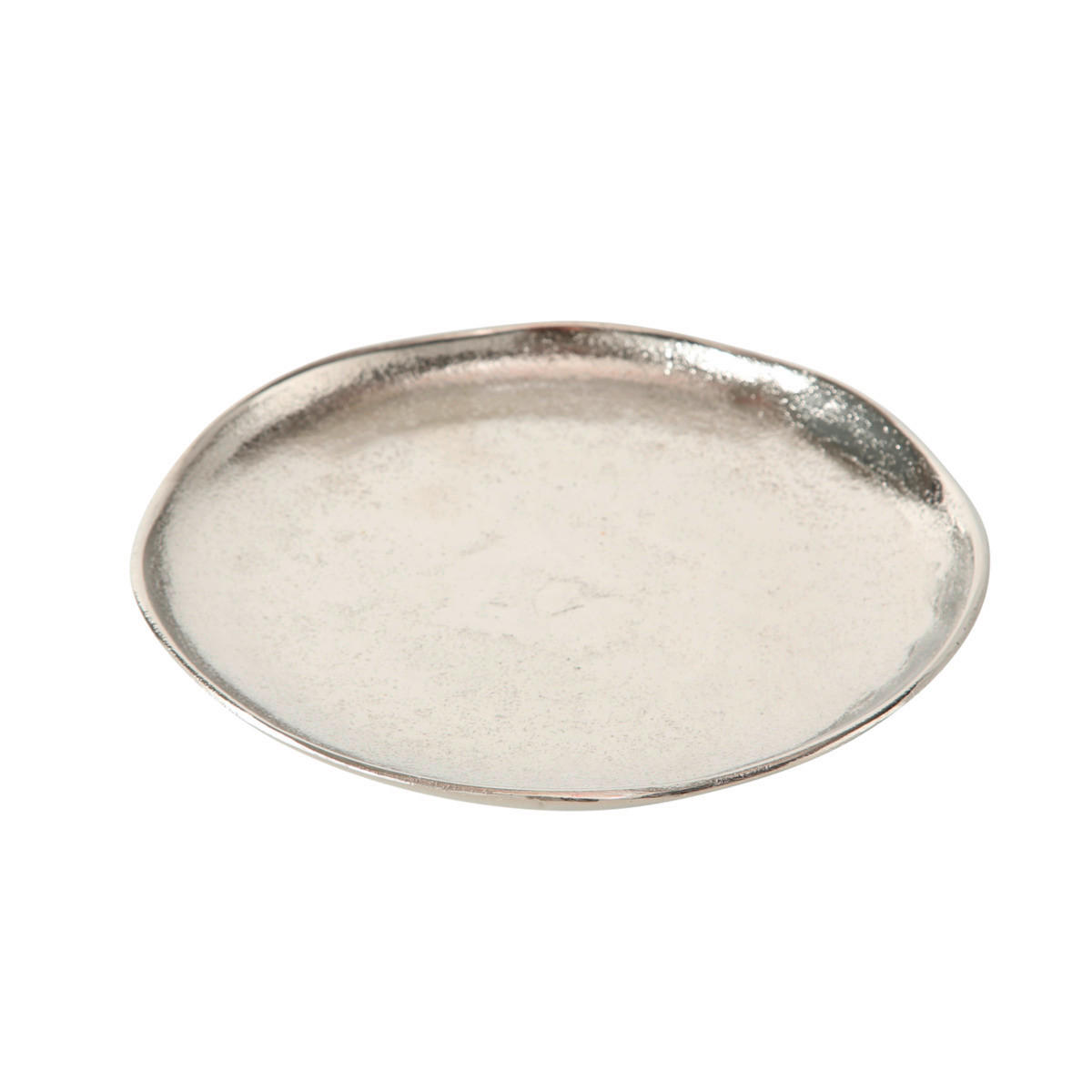 DEKORAČNÍ MISKA - barvy stříbra, Basics, kov (26/26/2cm)