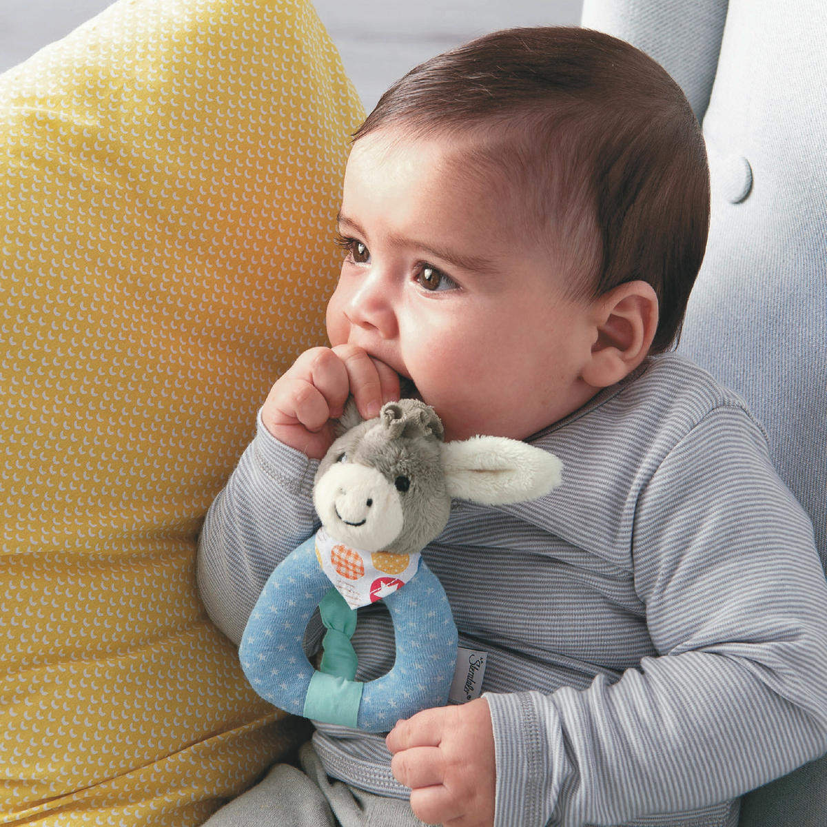 GREIFLING Emmi  - Hellblau, Basics, Textil (20/10/6cm) - Sterntaler