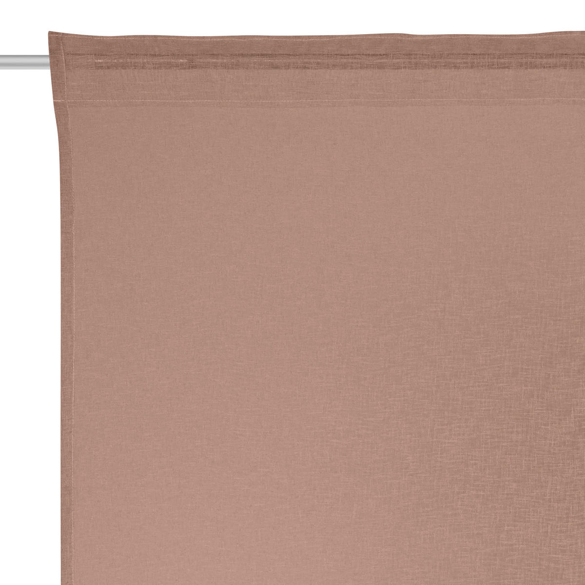 KÉSZFÜGGÖNY részben áttetsző  - barna, Konventionell, textil (140/245cm) - Esposa