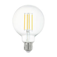 LED-LEUCHTMITTEL   E27 6 W  - Klar, Basics, Glas (9,5/14cm) - Eglo