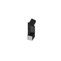 LED-WANDLEUCHTE   - Schwarz, Basics, Metall (17/5/8cm)