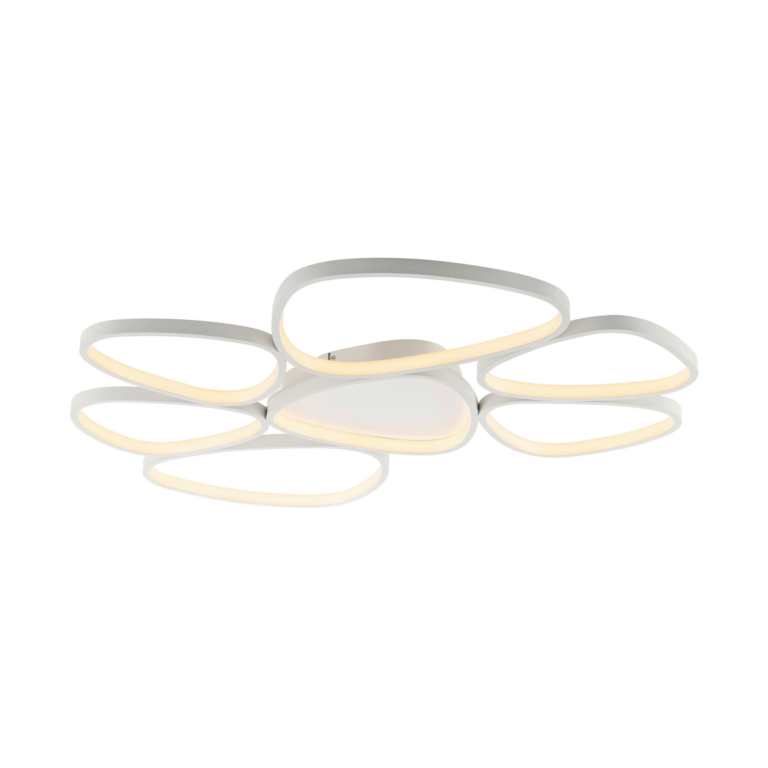 LED-DECKENLEUCHTE 92/70/6,5 cm   - Weiß, Design, Kunststoff/Metall (92/70/6,5cm)