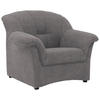 SESSEL Mikrofaser Dunkelgrau    - Dunkelgrau/Schwarz, KONVENTIONELL, Kunststoff/Textil (99/84/82cm) - MID.YOU