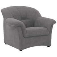 SESSEL Mikrofaser Dunkelgrau    - Dunkelgrau/Schwarz, KONVENTIONELL, Kunststoff/Textil (99/84/82cm) - MID.YOU