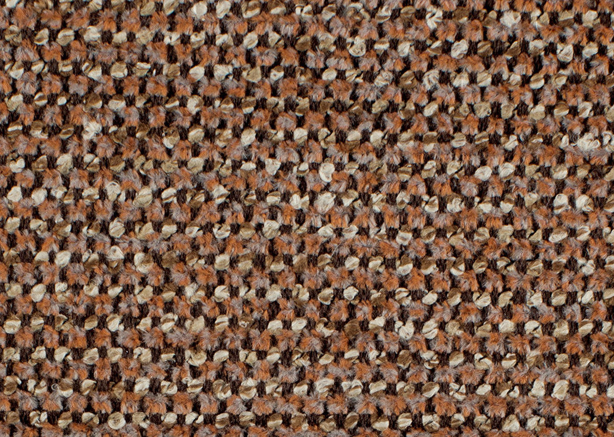 ECKSOFA Kupferfarben Chenille  - Schwarz/Kupferfarben, KONVENTIONELL, Holz/Textil (234/324cm) - Belluti