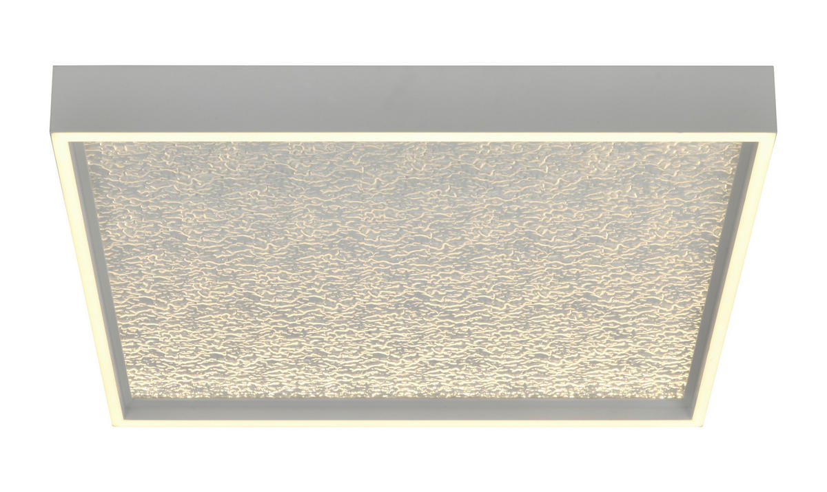 LED-DECKENLEUCHTE Bormes 60/6,5/30 cm  - Weiß, Design, Kunststoff/Metall (60/6,5/30cm)