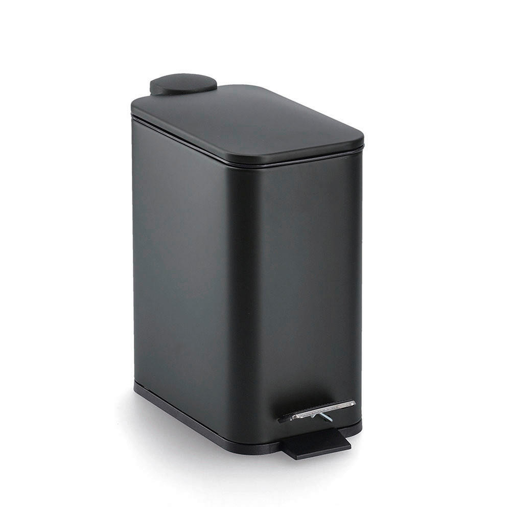 TRETEIMER 5 l  Metall  - Schwarz, Basics, Metall (28,7/14/29cm) - Zeller Present