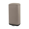 TRETEIMER 30 L  - Taupe/Schwarz, Basics, Kunststoff/Metall (34,8/67,4/30,5cm) - Novel