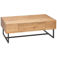 KONFERENČNÝ STOLÍK, čierna, farba duba, drevo, kompozitné drevo, 110/59,5/40 cm - čierna/farba duba, Design, kov/drevo (110/59,5/40cm) - Novel