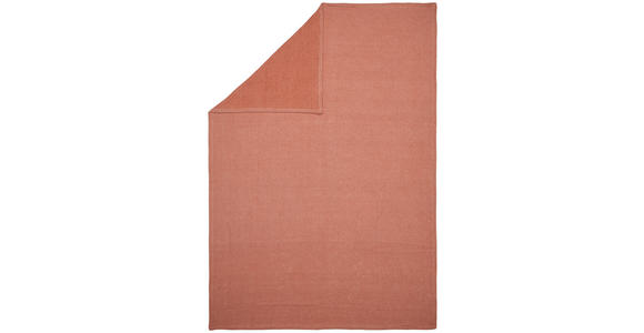 WOHNDECKE 130/180 cm  - Terracotta, Trend, Textil (130/180cm) - Esposa