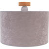 STROPNÉ SVIETIDLO, 40/35 cm  - sivá, Basics, drevo (40/35cm)