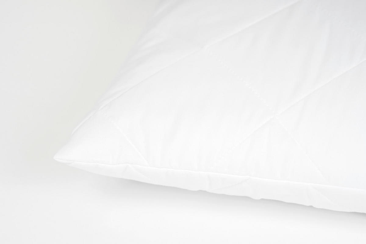 KOPFKISSEN   60/80 cm       - Weiß, Basics, Textil (60/80cm)