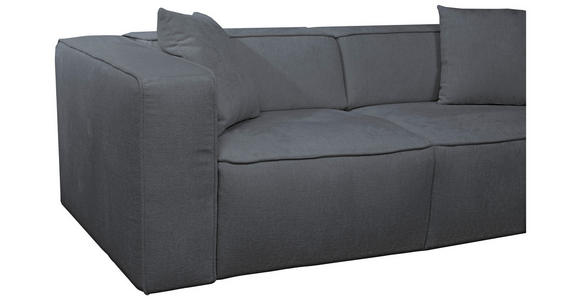 SCHLAFSOFA  in Chenille Blau, Dunkelgrau  - Blau/Dunkelgrau, Design, Kunststoff/Textil (227/74/105cm) - Novel