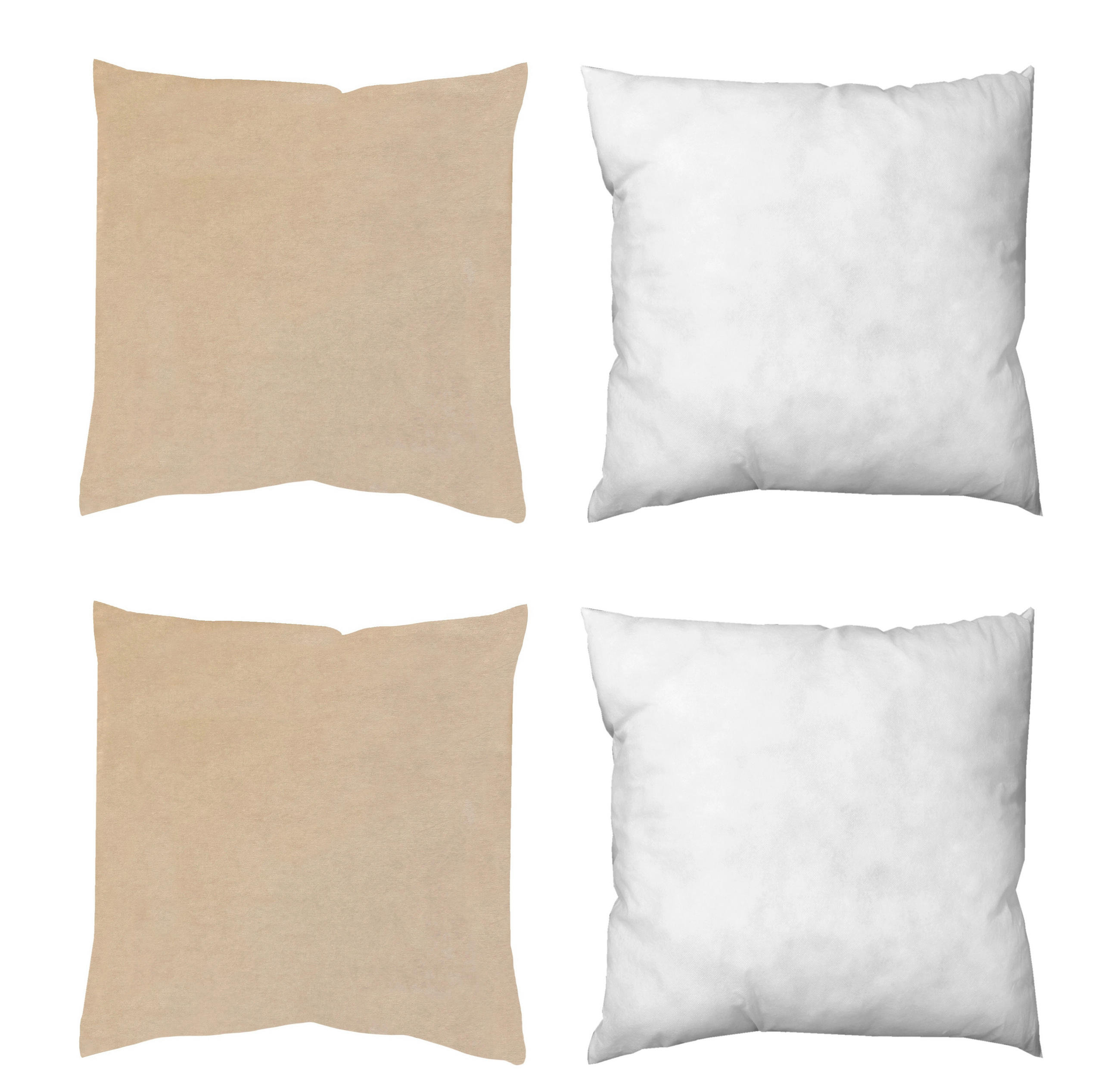 ZIERKISSEN  50/50 cm   - Naturfarben, Basics, Textil (50/50cm)