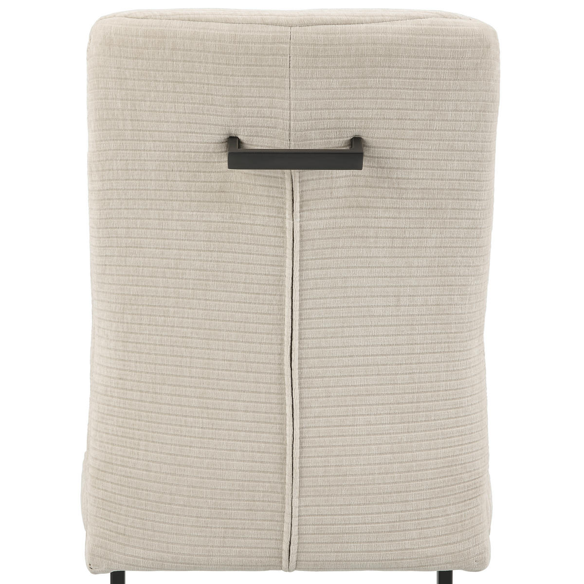 SCHWINGSTUHL  in Eisen Cord  - Beige/Schwarz, KONVENTIONELL, Textil/Metall (50/99/67cm) - MID.YOU