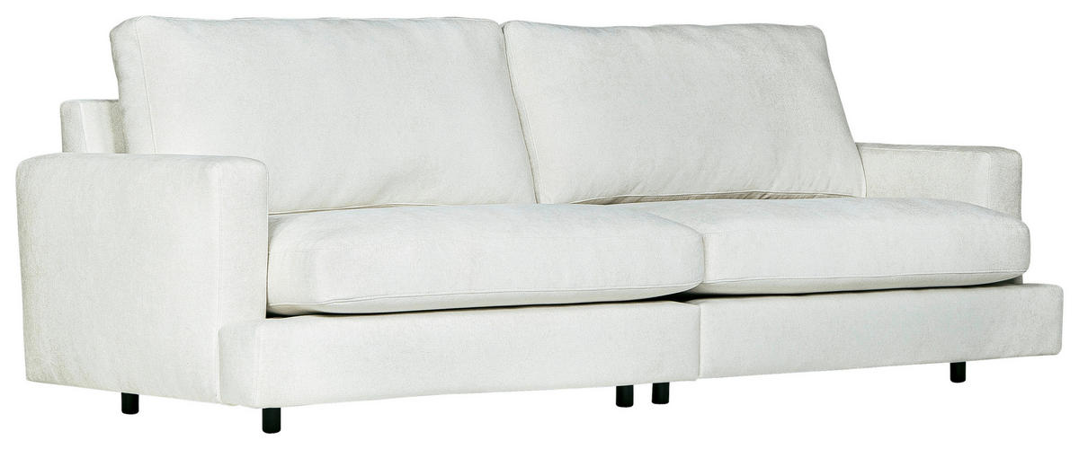 SOFFA i beige  - beige/svart, Klassisk, trä/textil (253/87/105cm) - Best Price