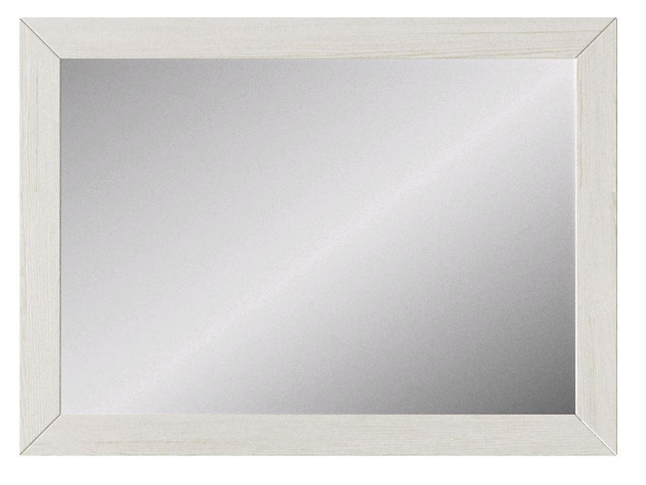 WANDSPIEGEL 100/70/2 cm    in rechteckig  - Weiß/Pinienfarben, Basics, Glas/Holzwerkstoff (100/70/2cm) - SetOne by Musterring