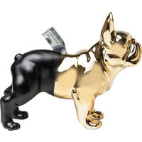 SPARDOSE - Goldfarben/Schwarz, Trend, Keramik (34/28/15cm) - Kare-Design